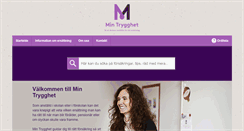 Desktop Screenshot of mintrygghet.se