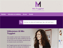 Tablet Screenshot of mintrygghet.se